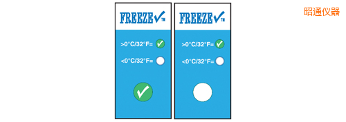 昭通溫度指示標簽 冷凍檢查 Thermolabels
